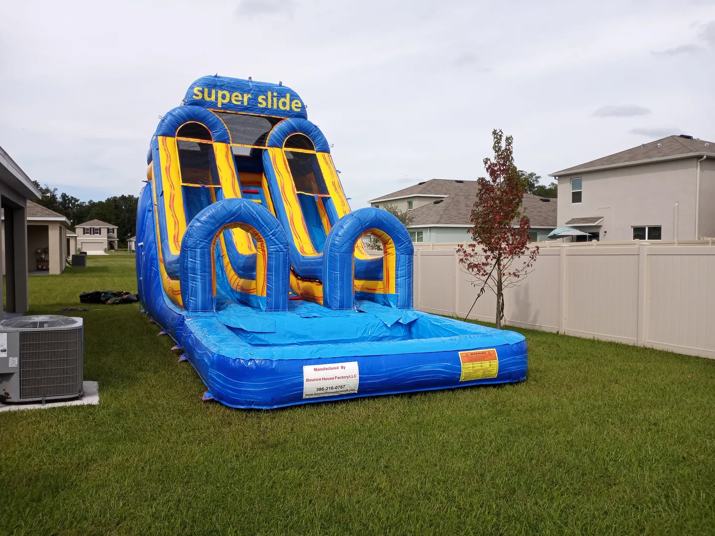 20FT DUAL MARBLE SUPER SLIDE 3