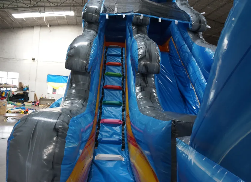 20FT ICE MARBLE SUPER SLIDE W SLIP & POOL2