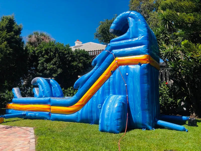 20FT ICE MARBLE SUPER SLIDE W SLIP & POOL6