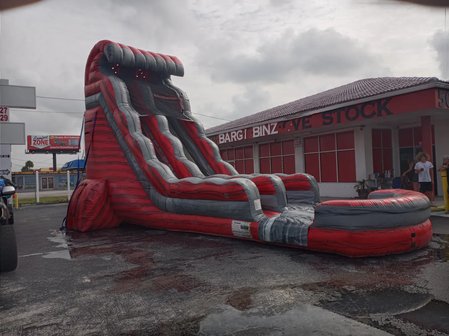 22FT RED LAVA FALLS WATER SLIDE