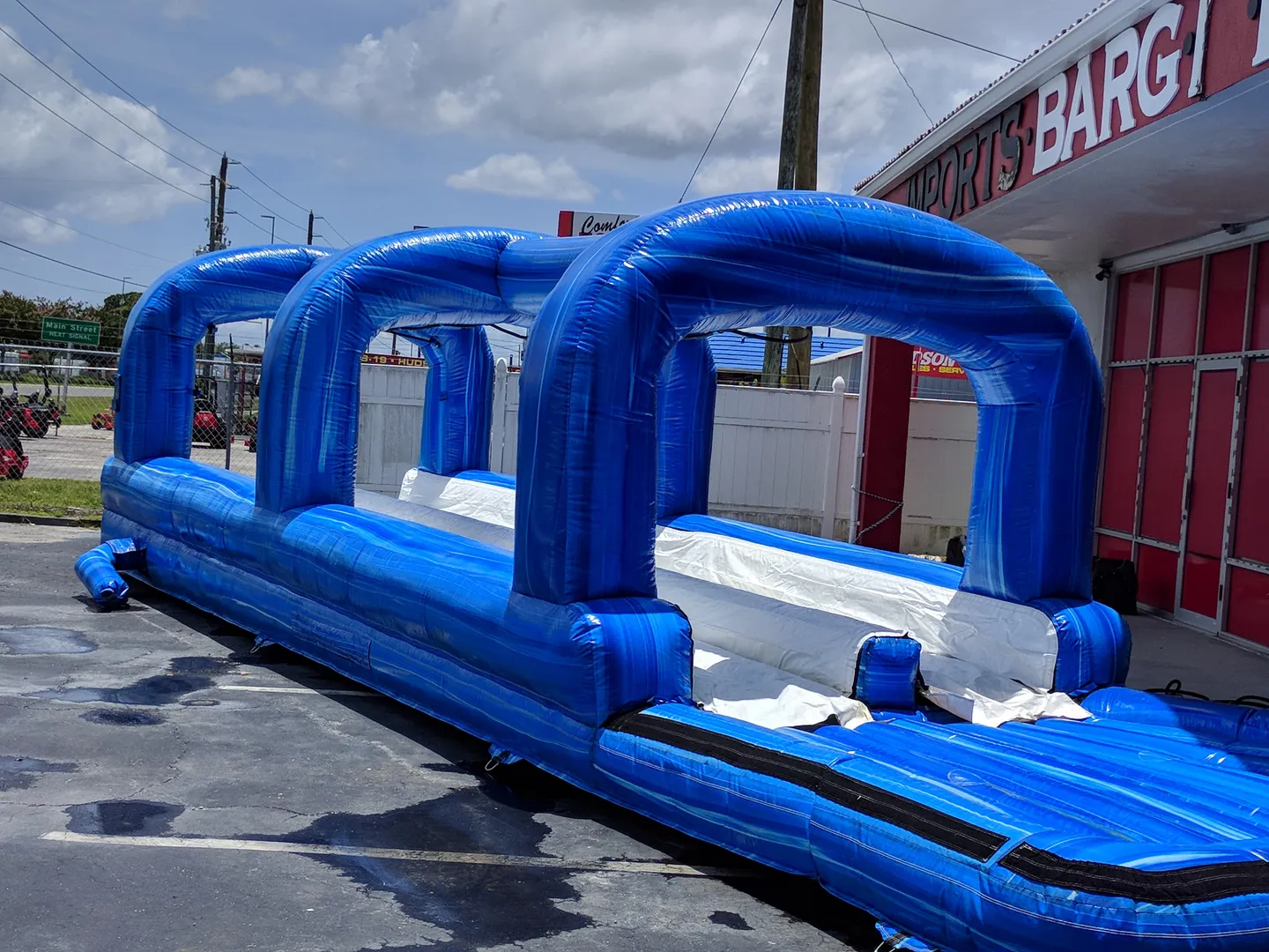 37FT DUAL LANE slip & slide