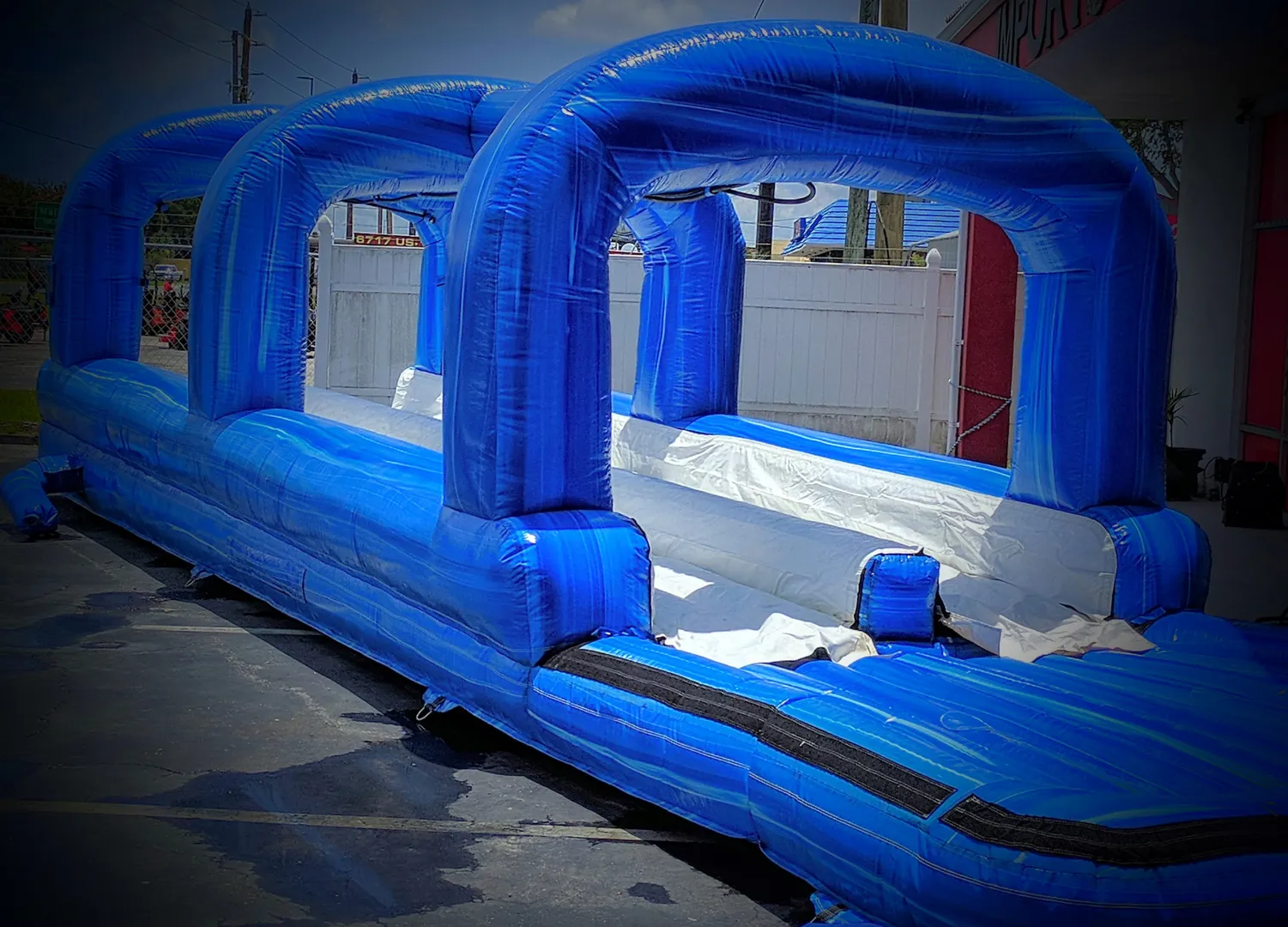 37FT DUAL LANE slip & slide