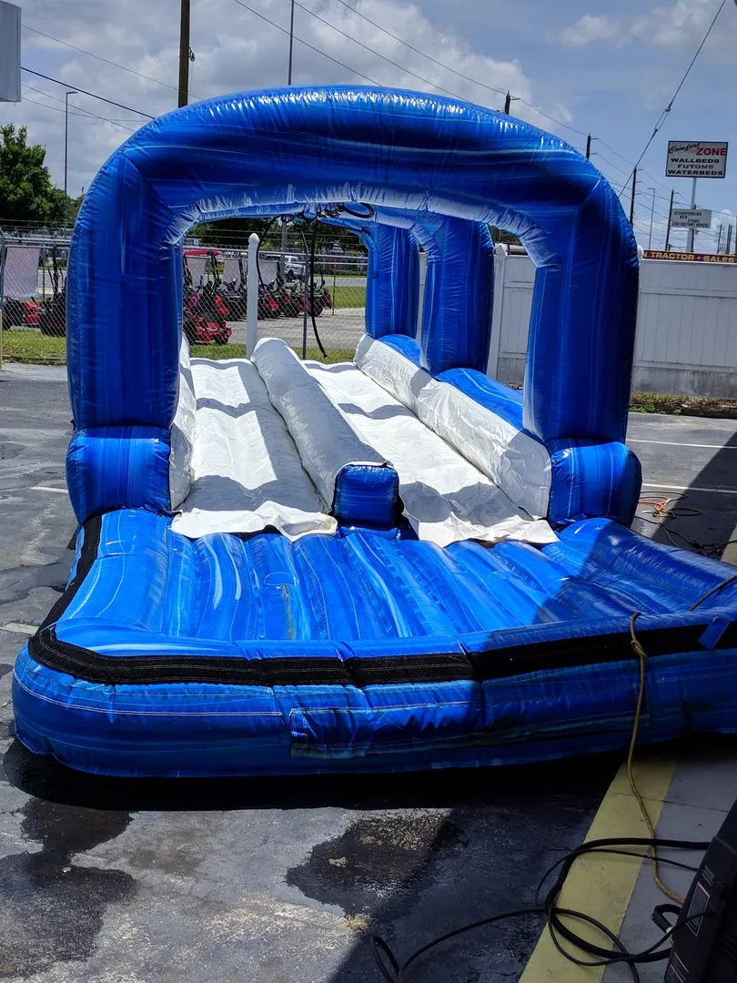 37FT DUAL LANE slip & slide