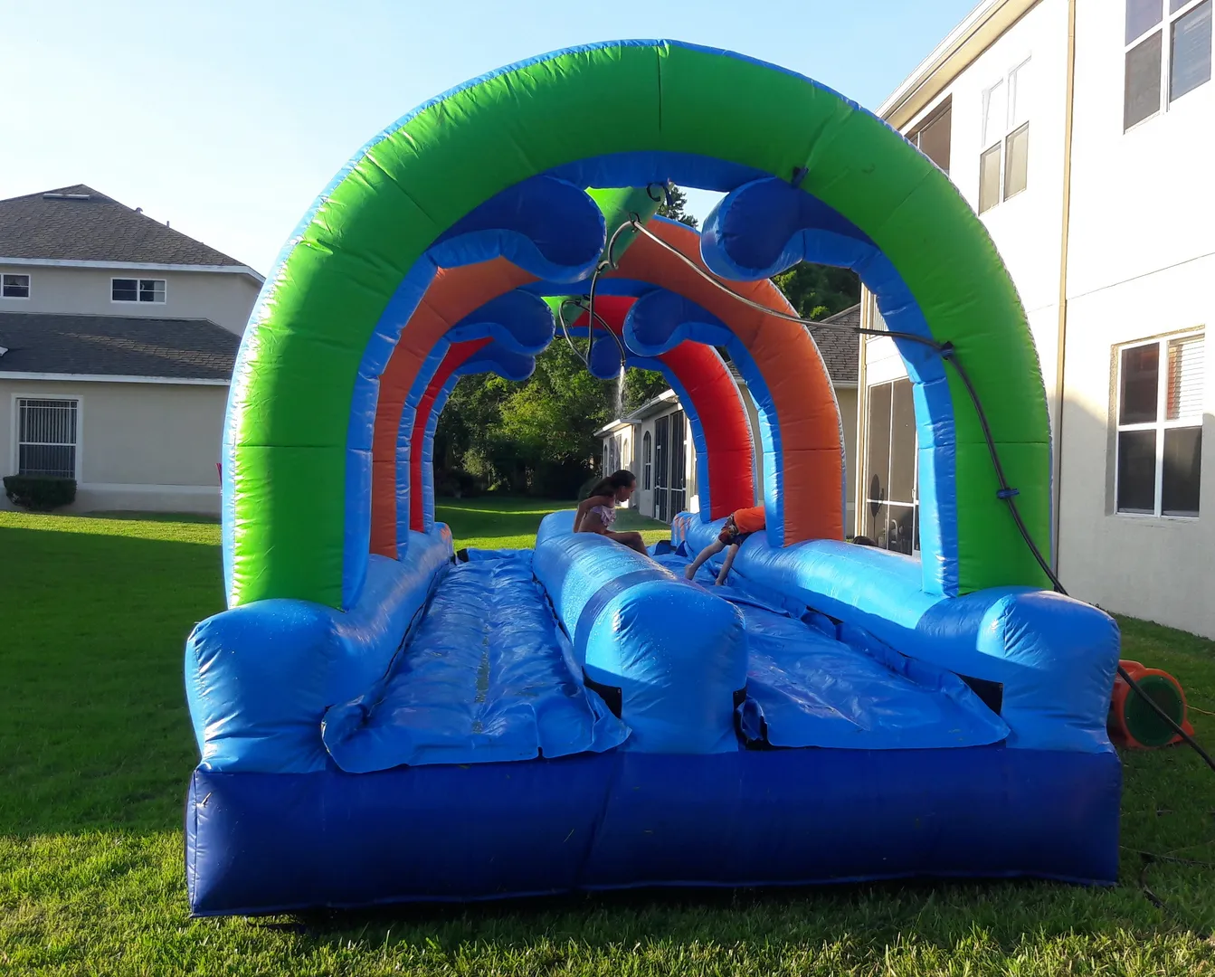 37FT DUAL LANE slip & slide