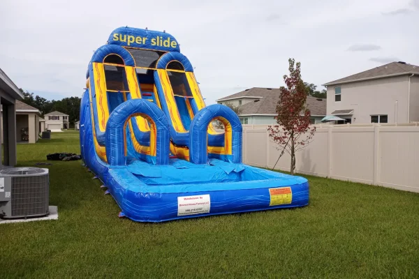 20FT DUAL MARBLE SUPER SLIDE 3
